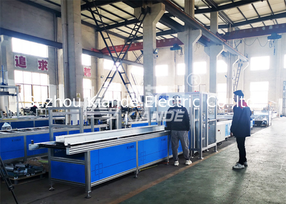 Busway Production Machine For Wrapping Film Over Busbuct Away From Dust