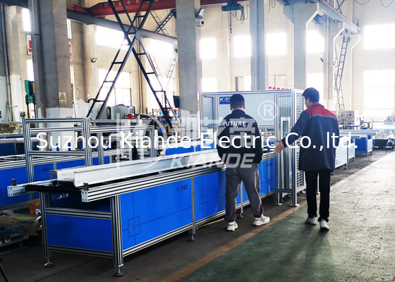 Busway Production Machine For Wrapping Film Over Busbuct Away From Dust