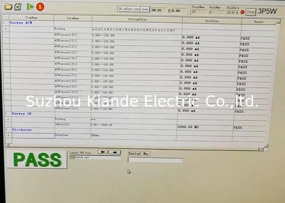 100mm Busduct Short Circuit Withstand Insulated Testing Machine