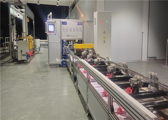 Automatic Three Stations Busbar Machine 2 Axis For Copper Aluminum